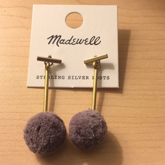 Madewell Jewelry - Madewell Pom Pom Drop Earrings
